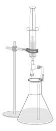 7. If you are processing 100 200 ml of Adenoviral culture, repeat the process using a second Sartobind unit, but do not remove this unit from the syringe.