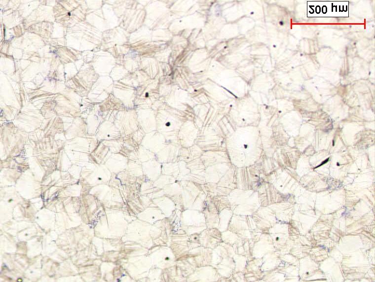 level of microporosity were measured by image analysis; similarly, the grain size and