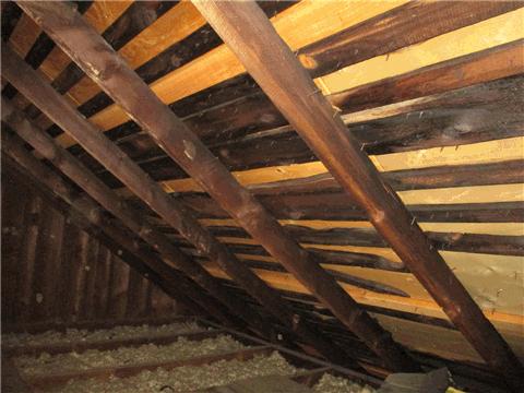 17) Attic The visible and accessible portions of the attic