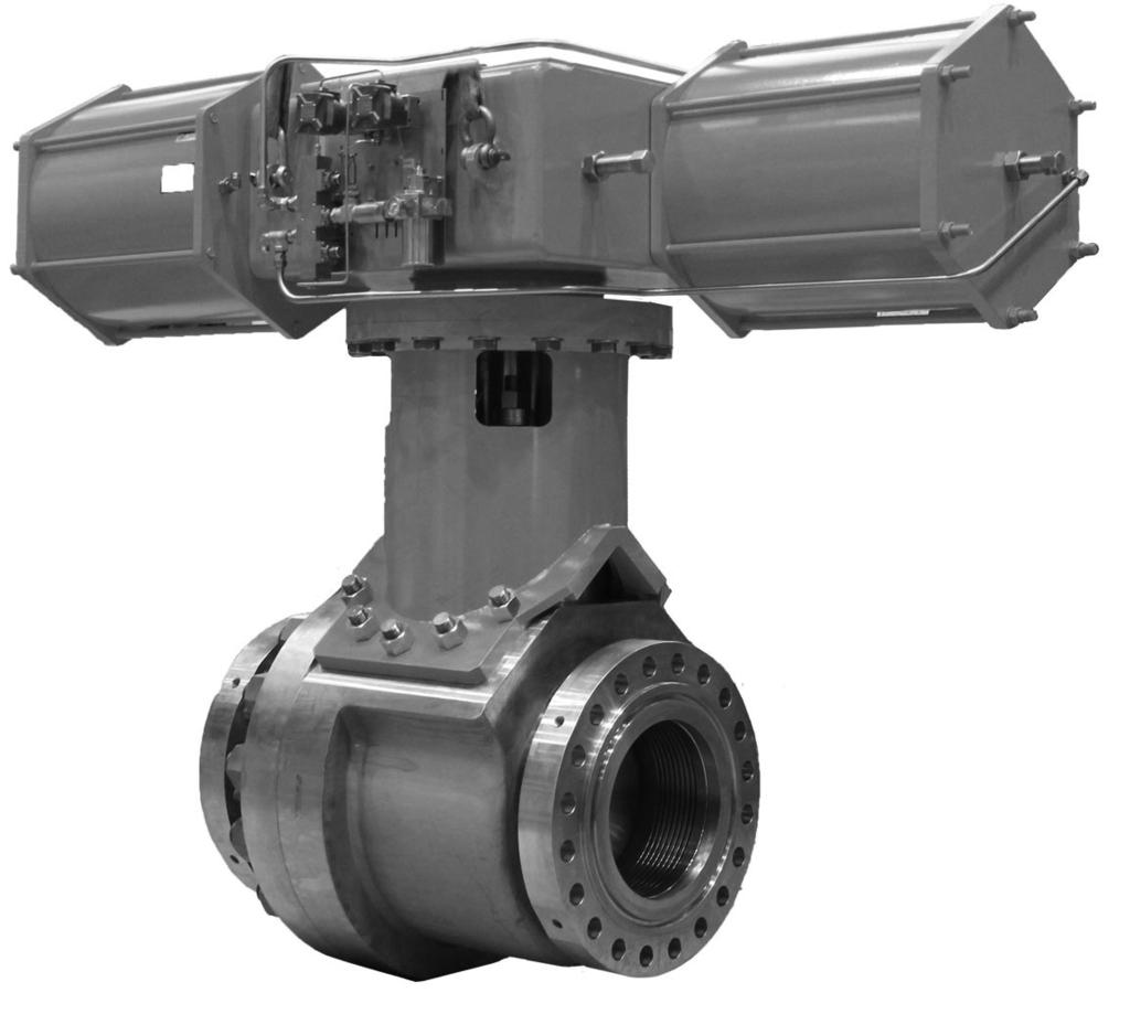 NELES TRUNNION MOUNTED, BALL VALVES, FULL BORE, SERIES XH With over 40 years of experience with trunnionmounted ball valves, Metso has designed this ball valve to mount on two large, low-friction