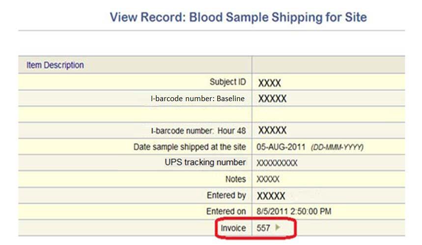 Select the subject, add the date of shipment, the UPS tracking number, and select save record. After saving the record, the shipping invoice will be generated.