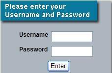 Login Click Login in the left pane and the Login dialog box appears.