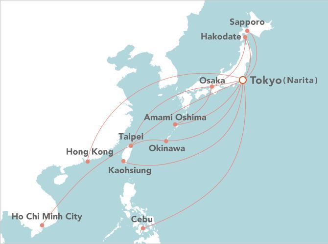 3 DEVELOPER S GUIDE Vanilla Air serves 11 destinations Across Japan, Hong