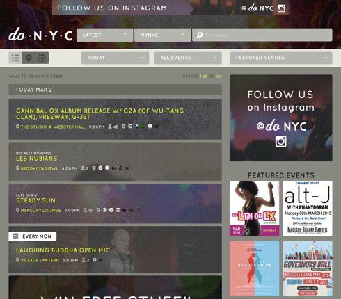 FEATURED EVENTS FEATURED EVENT ADS Ad units in rotation on DoNYC & all Event