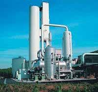 Cryogenic air separation The process Cryogenic air separation processes use differences in boiling points of the components to separate air into the desired products oxygen, nitrogen and argon.