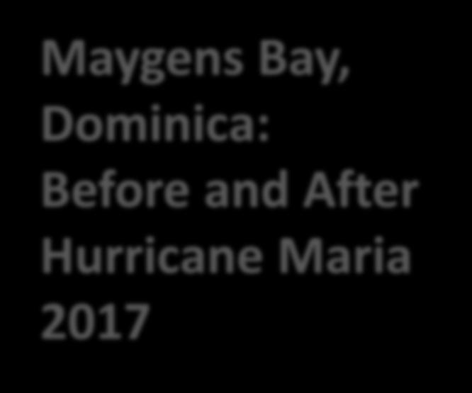 Maygens Bay, Dominica: Before and After