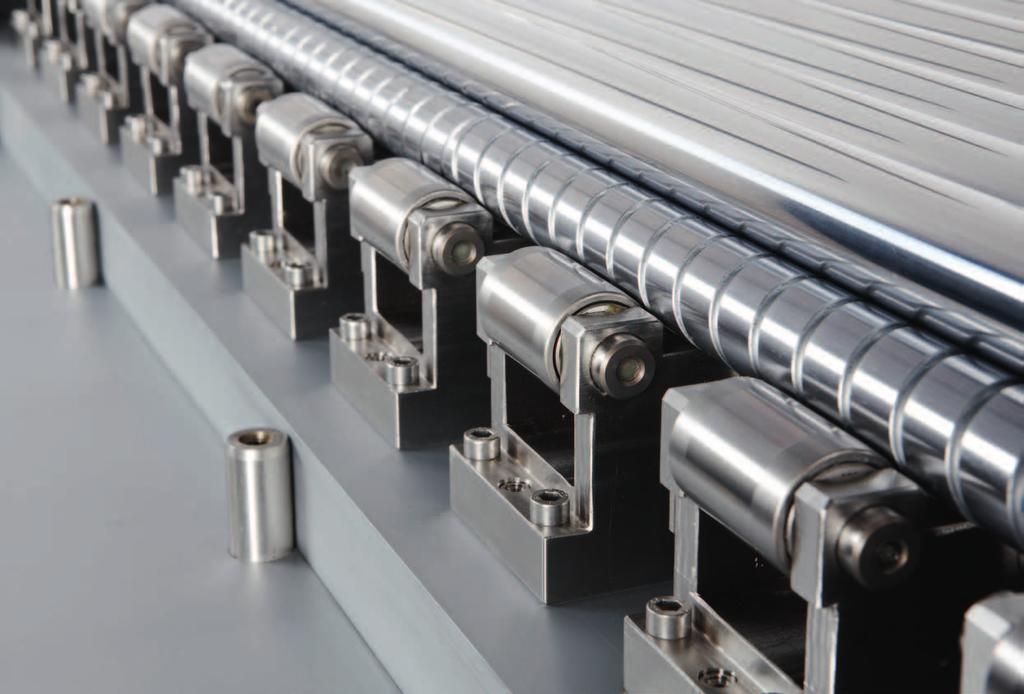 Press automation A press automation is possible with a separate control of press and strip levelling line or with a common control.