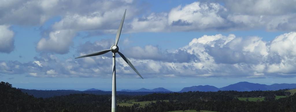 Our actions in more detail Wind turbine in Atherton Tablelands Develop strategic transmission infrastructure in North and North-west Queensland Achieving a sustainable transition to 50 per cent