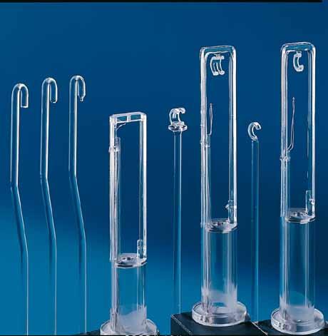 Probes and sample holders made of quartz glass The following measuring probes are available: Probe with