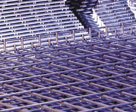 GALVA-DECK WIRE MESH DECKING Galva-Deck is a cost effective galvanized wire mesh deck used with pallet racks.