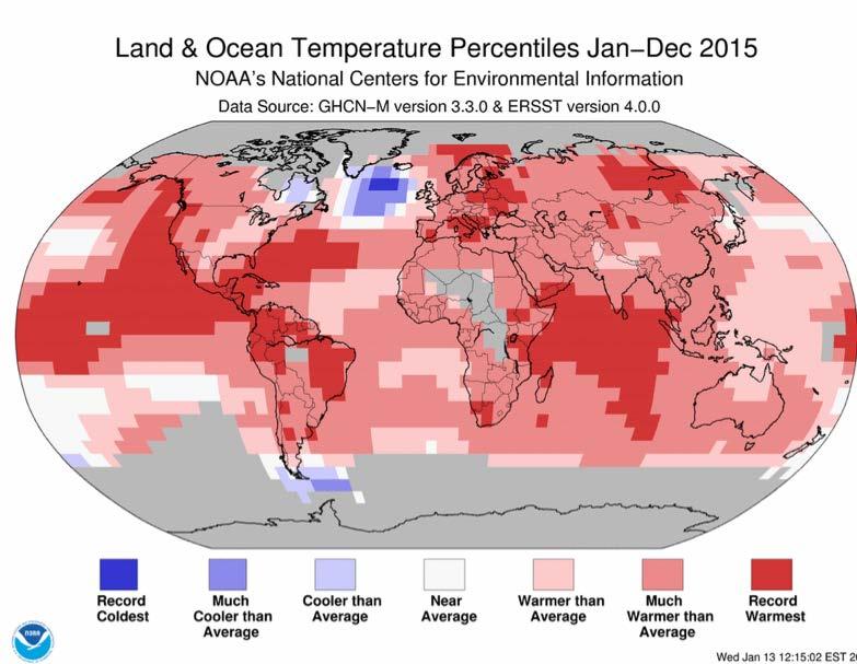 1. Surface and Ocean Temperature Change Warming is occurring