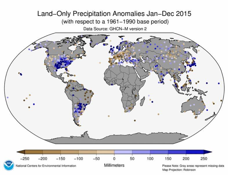 2. Changes in the Global Water Cycle - As the atmosphere warms it is able to hold more water