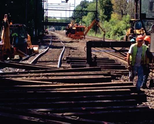 private at-grade crossing for Dobry Road, construction of a 500-foot long post and plank retaining wall to stabilize a section of deteriorating slope near Edgewood Road, and construction