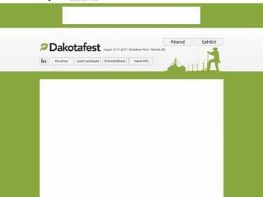 ADVERTISING DIGITAL The Dakotafest website and mobile app are the premier locations for all pre-show marketing!