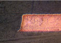 electroless copper (notching) also increases.
