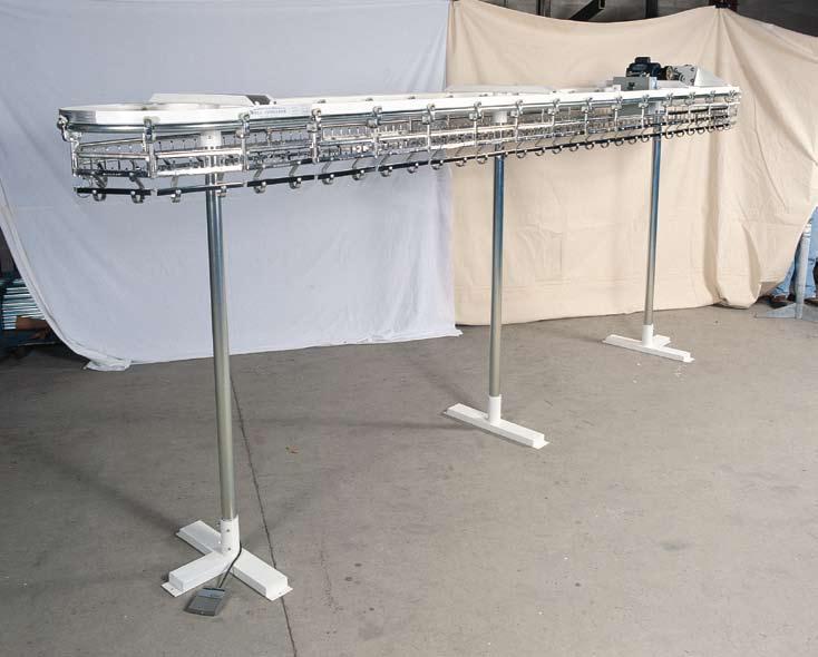 SLIDE GARMENT CONVEYOR MODEL-SC MODEL-SC SPECIFICATIONS 5 KEEP YOUR ORDERS IN ORDER The Slide garment conveyor Model-SC is designed with no slots so that you are able to push together garments
