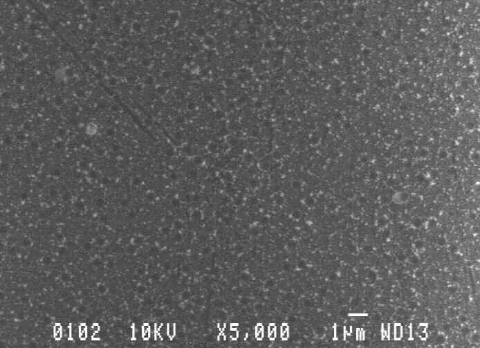 Results Sample prepared with 200 nm PS Spheres