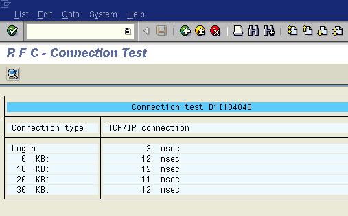 System Landscape Set Up SAP ERP: Test RFCP Connection 1 Go to ALE