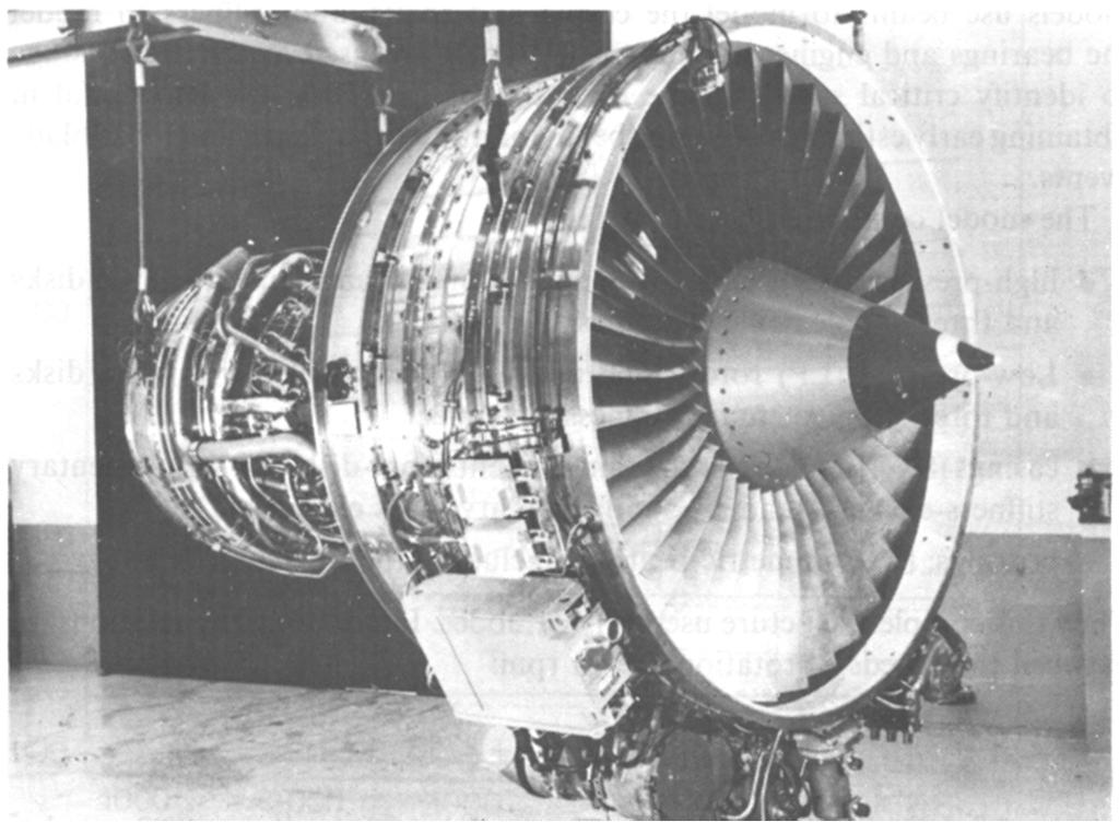 32 The CFM 56-5 jet engine (Airbus A320, A 340) Twin-spool front
