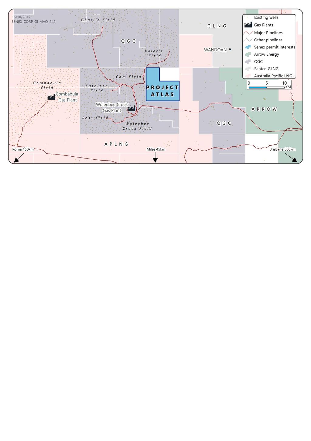 ly Report CORPORATE DEVELOPMENTS Senex awarded Surat Basin coal seam gas acreage by the Queensland Government for Australian domestic gas supply In 2017 Senex announced it had been awarded 58 square
