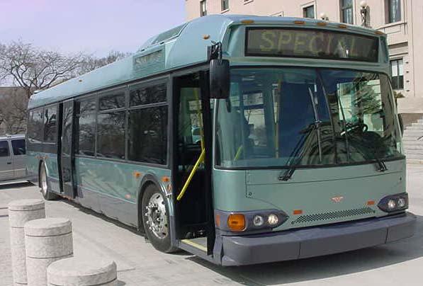 Hybrid Fuel Cell Bus Project is led by Hydrogenics and announced by Premier Doer in 2002.