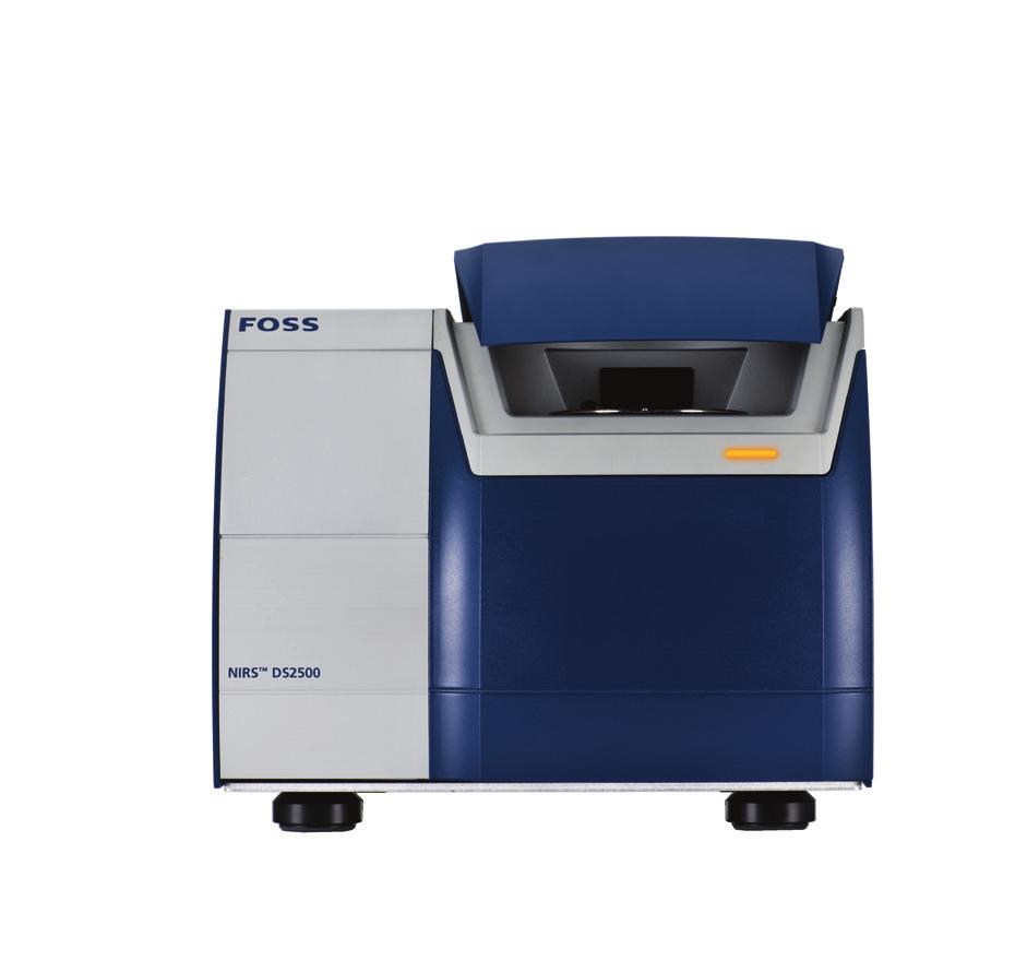 Technology Uncompromising and highly versatile The new predispersive monochromotor technology used in the NIRS DS2500 ensures versatility and stability across the full spectral range from 400 to 2500