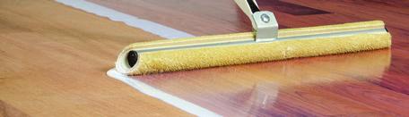 No matter how you slice it 2 = 3 with MAPEI s wood-floor finishing system High Traffic finish