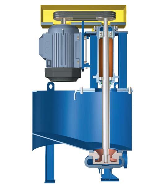 Rubber Lined & Hard Metal Vertical Tank Pumps The Metso VT, Vertical Tank, pumps are designed for abrasive slurry service and feature simple main -tenance and robust design.