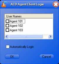 Issue 2.0 UNIVERGE SV8100 4. The ACD MIS Agent Client requires that the user specify their User name to start the application.