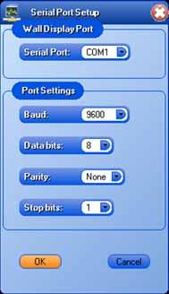 UNIVERGE SV8100 Issue 2.0 3.1 Serial Port Setup When the Serial Port function is selected the following dialog is displayed.