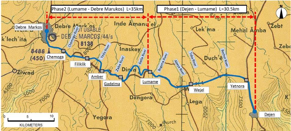 4. Outline of the Location (Maps, Environmental and Social Conditions, Problems, etcetera) The project area is located in the northwestern area of the country, the Amhara National Regional State.