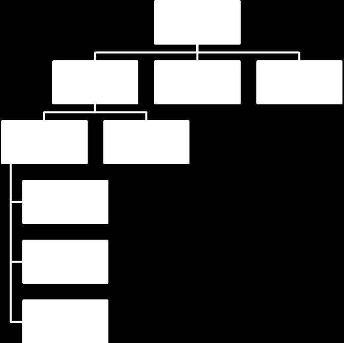 assigned levels based on the chain of command which starts at the head of the department. Figure 3.1 Basic Example of a State DOT Organizational Chart 3.