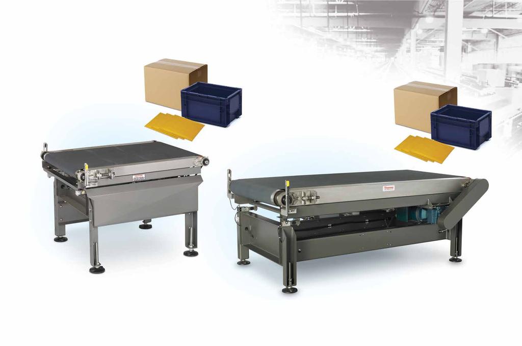 in-line scale control FRAME 44HD-XL Dependable and accurate on-line weighing of packages up to 150 lbs Ideally suited for rugged industrial environments Line rates up to 100 packages per minute and