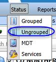 2.8.2 Status Ungrouped To view status of ungrouped fleet, from the main
