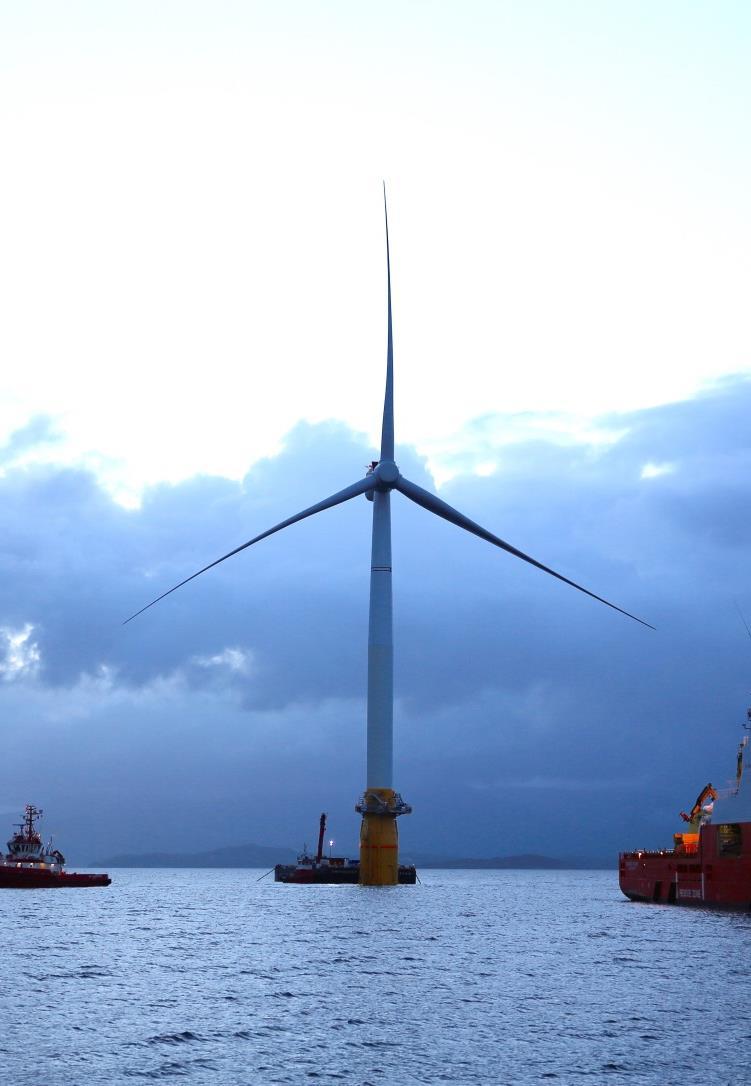 Case: MacGregor, entering into new industry sectors MacGregor supplied mooring systems for the world s first floating wind farm; Statoil s 30MW Hywind pilot wind farm, in Scotland, UK.