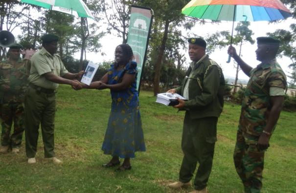 Working together; KFS and CFAs celebrate the launch of participatory forest management plans CFAs, taking them through the process of formation and ultimately registration with the registrar of