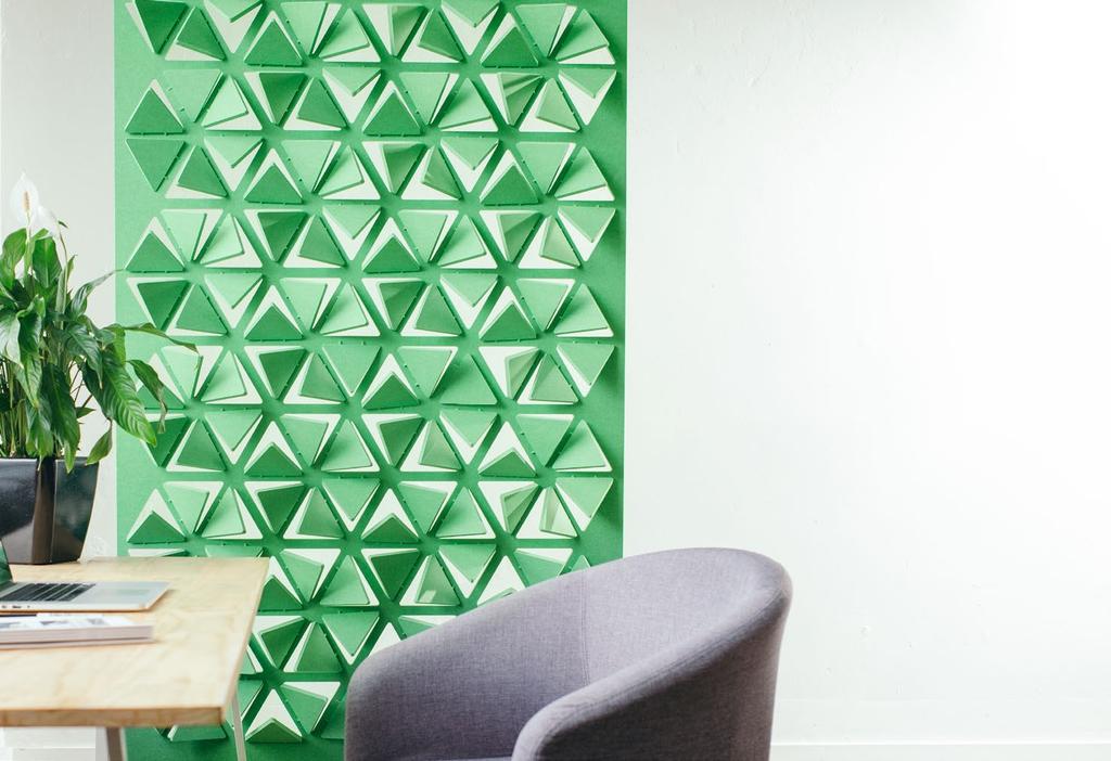 CASCADE FOLDING SCREENS DESIGN: F3 COLOUR: BOSCO BETTER ACOUSTICS Acoustic absorption in open plan spaces is often forgotten but when properly considered will ensure spaces are fit for purpose and