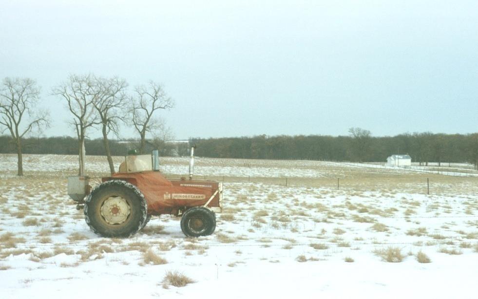 Frost seeding Seed broadcast in late winter (February in Missouri) Freezing and thawing action plus rain help cover the