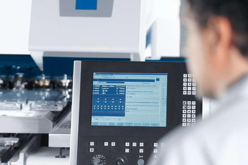 The control panel keeps the entire process in view. Sorting with certainty. When you can unload workpieces quickly, you increase process reliability.