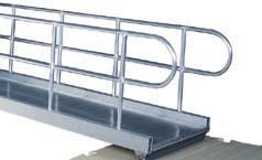Gangways Gangway (Aluminum) Part# 300310 to 500530 Gangway Engineered with the same technology and quality as our EZ Dock