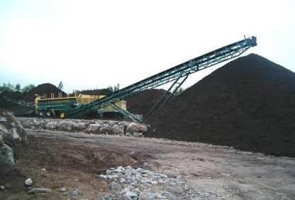 And since manufactured topsoil is screened during production