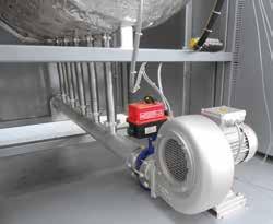 The charge is cooled indirectly, which means that the atmosphere in the retort is not affected by the cooling The charge cannot be quenched with the cooling system Direct cooling (cold-wall and