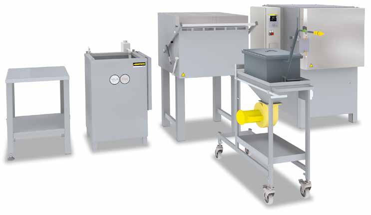 Tool Shop Hardening Systems MHS 31, MHS 41 and MHS 61 These toolshop hardening systems are suitable for hardening larger components in air or under a protective gas atmosphere.