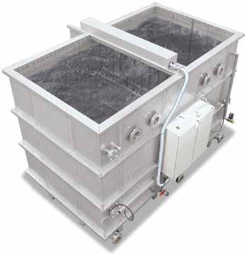 Quench Tanks Oil quenching bath OAB 67000 with heat exchanger and a volume of 67.