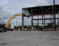 Chalmette Terminal Site Work Demolition of the Kaiser Aluminum Plant s original pot rooms and concrete safety shelters