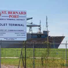 Operations commence at the Violet Terminal St. Bernard Port owns more than 4,300 lineal feet of riverfront property with 5 ship berths.