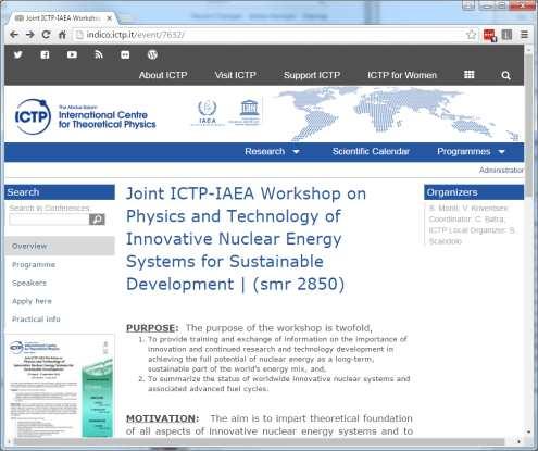 E&T: Joint -ICTP Workshop on Physics and