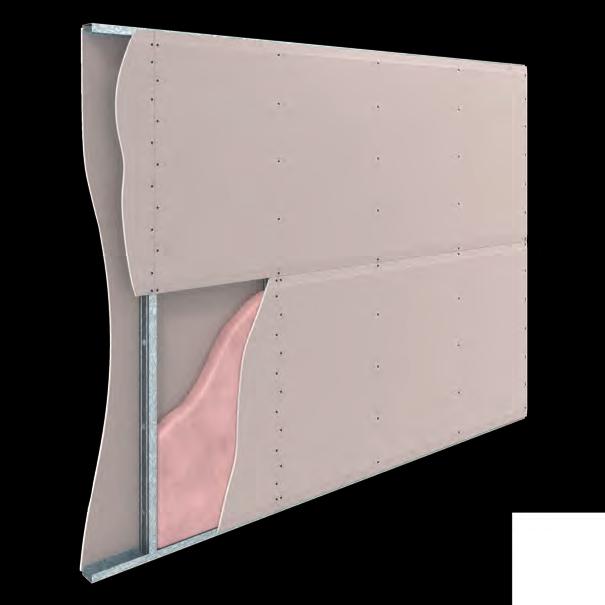 STEEL STUD WALLS C» INTRODUCTION PLASTERBOARD INSTALLATION FIRE RATED WALLS Refer to Table C9 for minimum joint offsets Butt joints to fall on studs 60 nom Refer General Information - Materials for