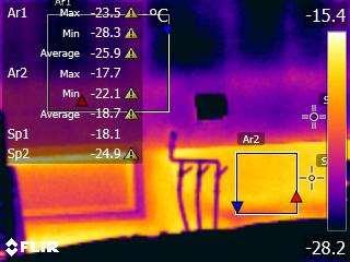 -30C with 2x4 R14 insulated basement ~10.