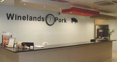 INTRODUCTION SINCE 2001 Winelands Pork (Pty) Ltd was founded in 2001 in the Western Cape, South Africa.